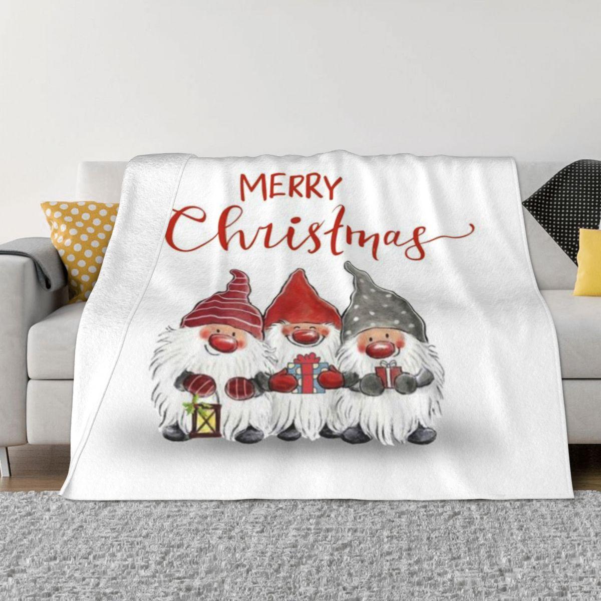 Merry Christmas Custom Travel An Ultra-Soft Micro Fleece Blanket 50x60in