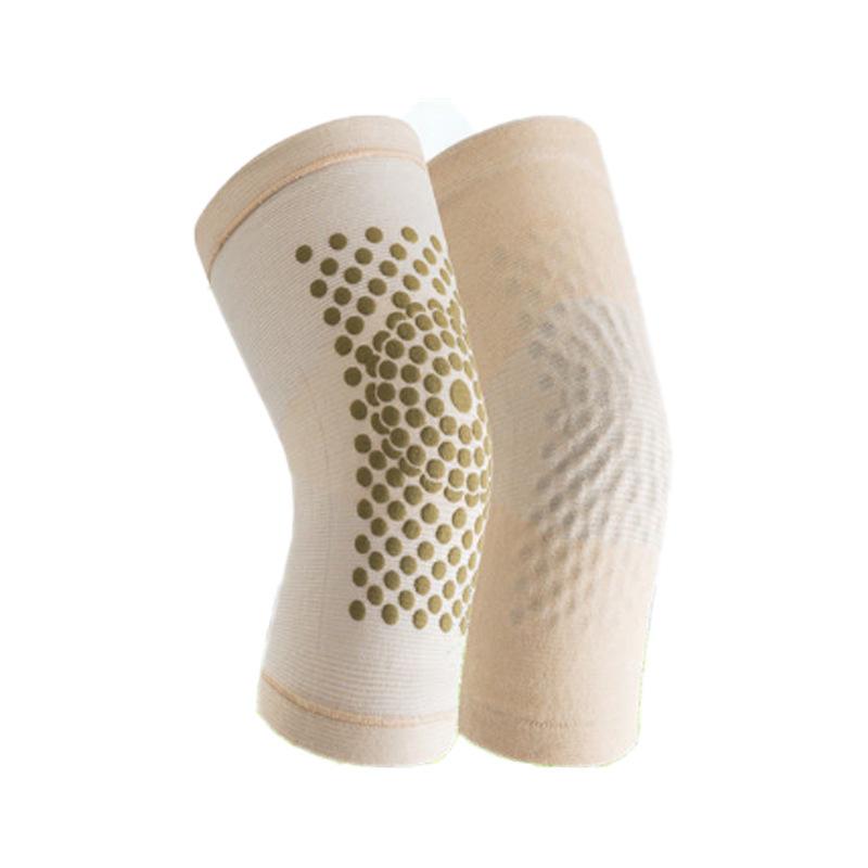 2 Pack Self Heating Support Knee Pads Knee Warmer Massager Longer Natural