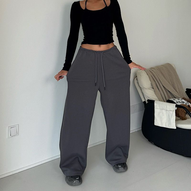 Akiyo Studio 2025 Loose Pants Elastic Lace Thin Velvet Machete Banana Sweatpants Casual Pants Loose