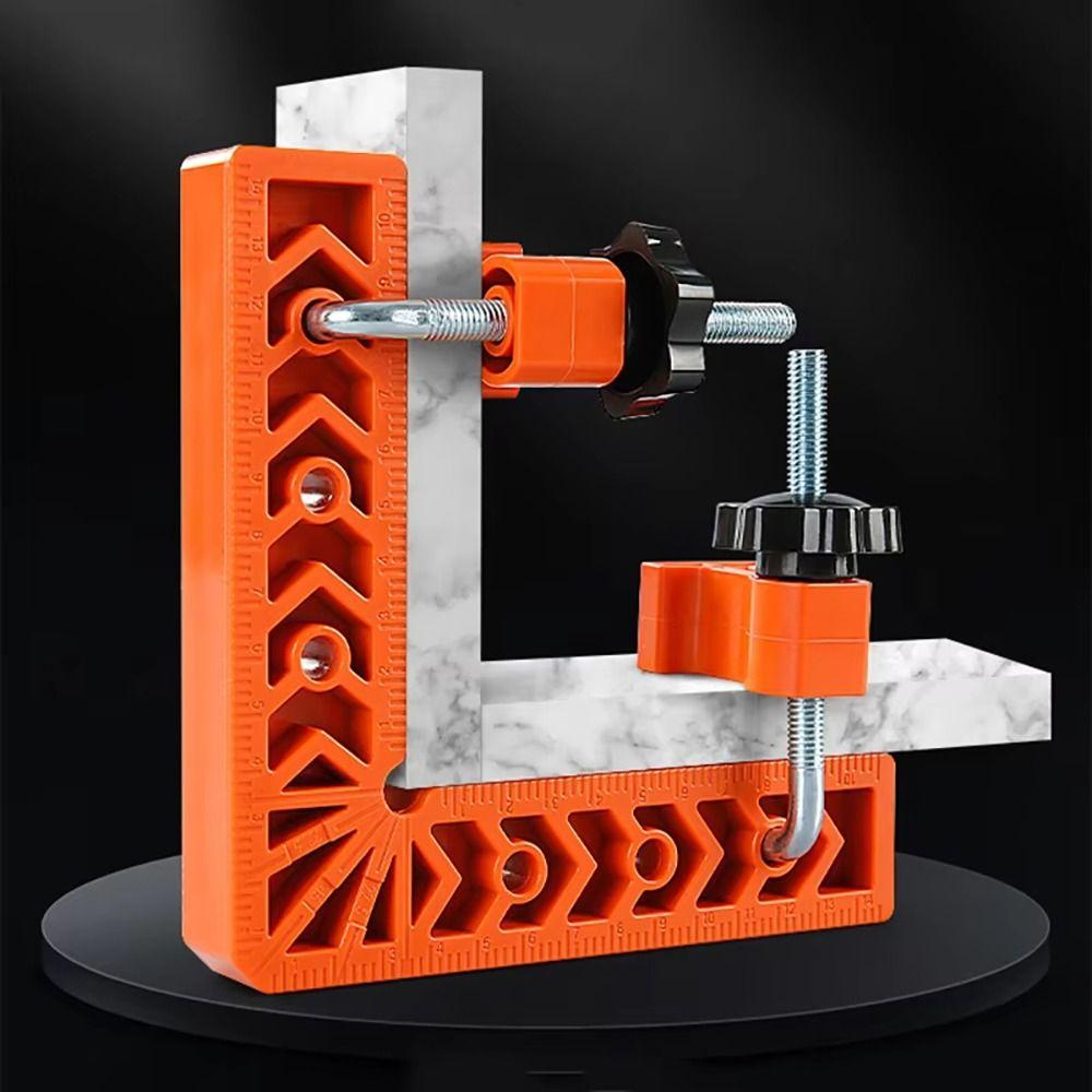 1Set Fixed Angle Gripper Right Angle Ruler 90 Degree Corner Clamp  for Boxes Cabinets Picture Frames