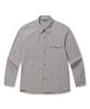 BRENTWOOD Spring Solid Shacket_Brsas25711Gyx