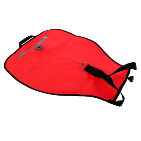 Heavy Duty Nylon Open Bottom 50lbs Scuba Diving Lift Bag Pouch with Dump
