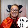 Halloween Cosplay Devil Horns Masquerade Props Soft Comfortable Headband Unisex Headgear for Themed Gatherings
