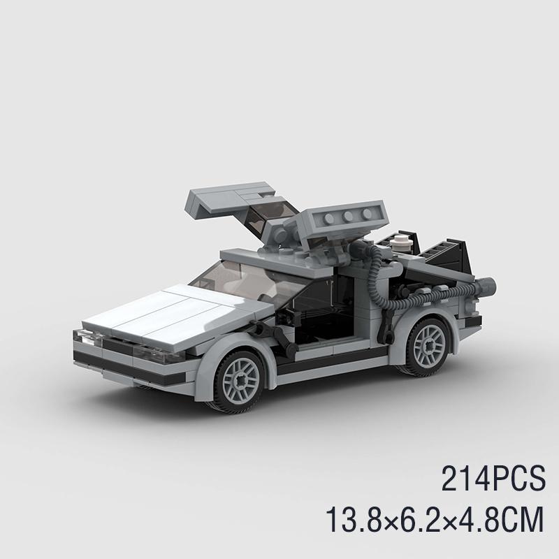 MOC Pickup Car Model Building Blocks GT RS6 Super Race Speed Racing Sports Police Vehicle Technical Racing Brick Christmas Gif