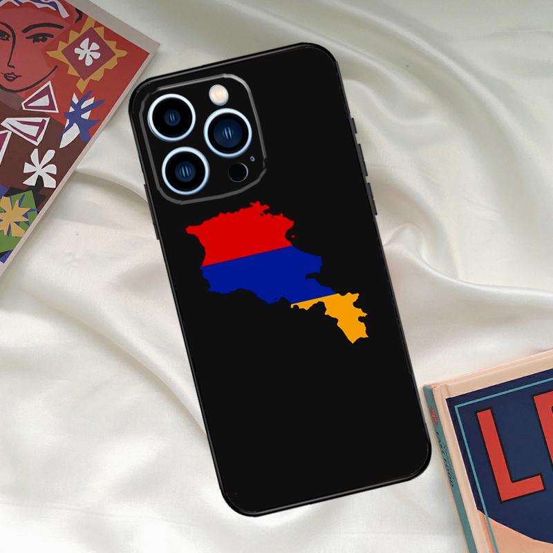 Armenian Flag Phone Case For iPhone 17 16 15 13 12 11 14 Pro Max 16 Plus 12 13 Mini 16e 17 Air Funda Cover
