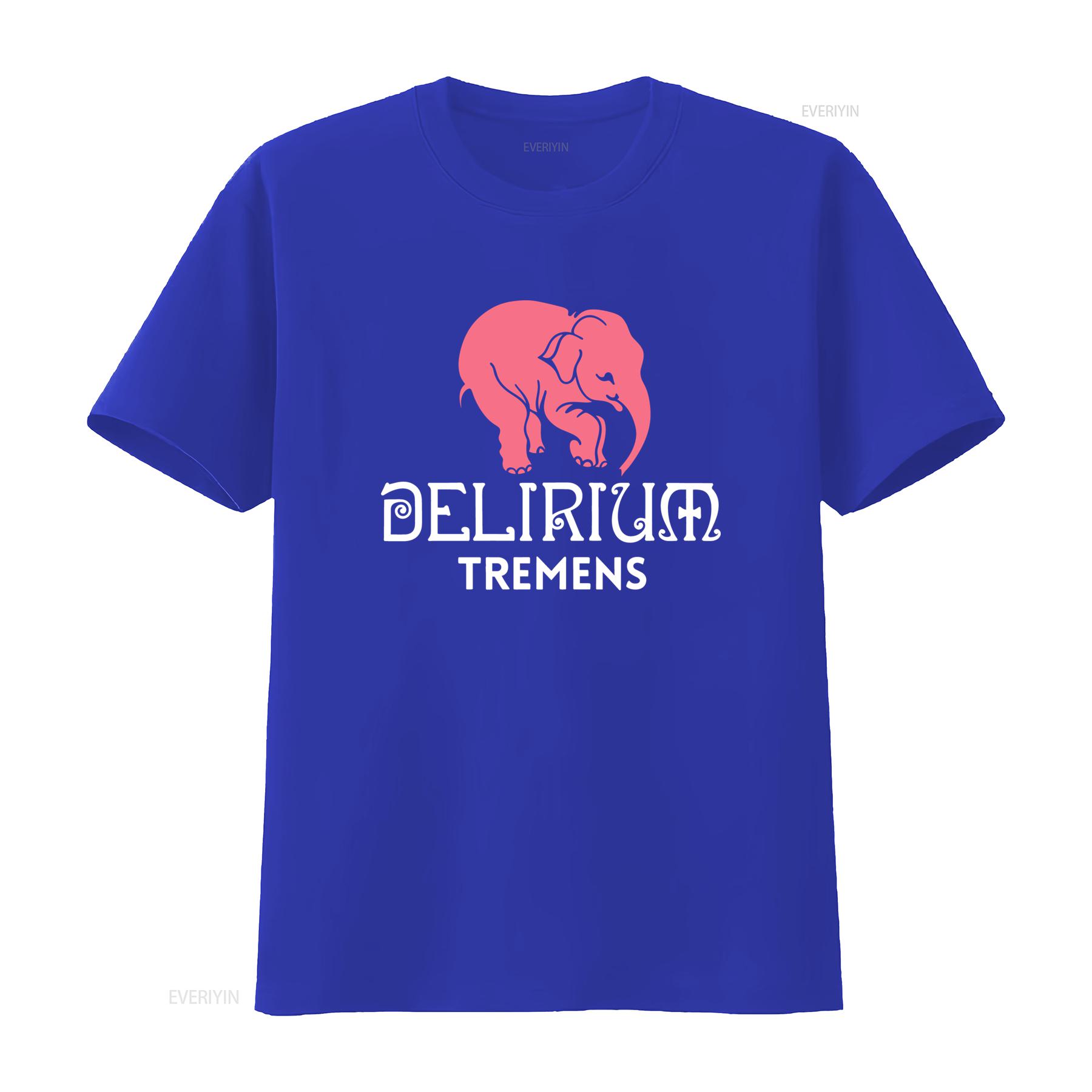 ZheXiong TEE Nieuw Delirium Tremens Logo T-shirt Grappig Ontwerp Amerikaanse Maten S 5XL vintage Gewassen streetwear Uitgerekt Casual Comfortabel 4XL
