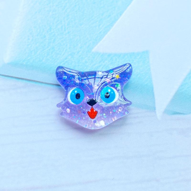 10/20 Peças Fofas Mini Brilhante Desenho Animado Animais/Sorvete Costas Planas Resina Scrapbooking DIY Joias Artesanato Decoração Acessórios G69