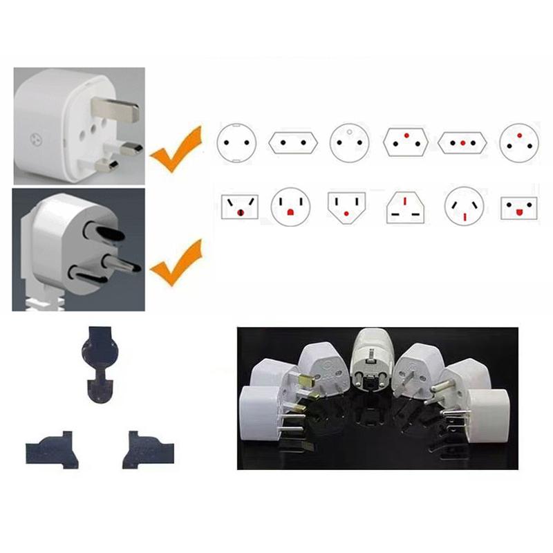 White Universal Wall Power Socket Supply Multifunctional 5-Pin Socket Electrical Switch With 2.1A 10W Dual Usb Type-C Charging