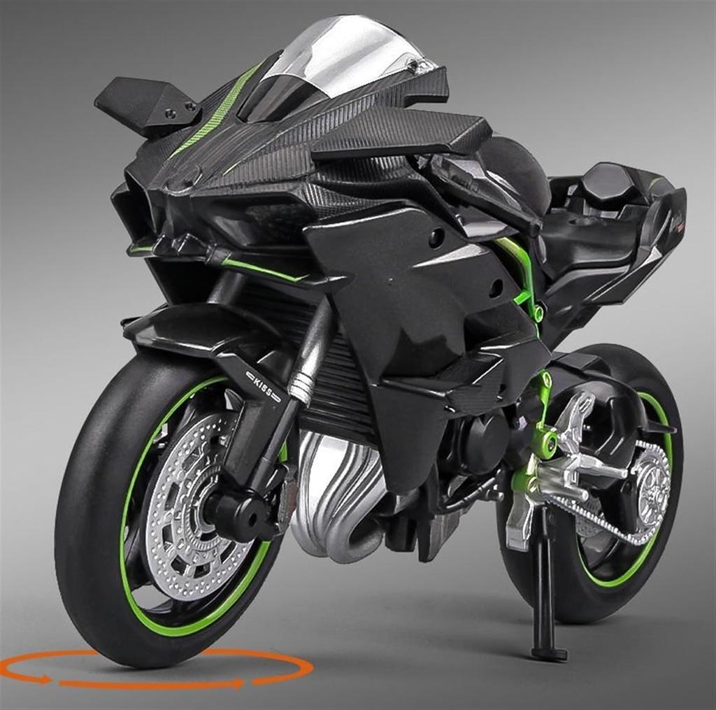 Perfekt für Kawasaki H2R 1:12 Simulation Motorradmodell Legierung Motorrad Imitation Racing Freund Geschenk Modell senden
