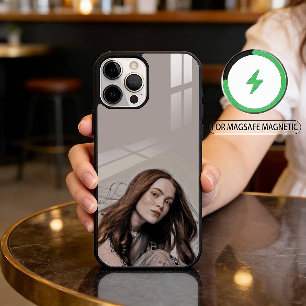 A-Actor Sadie Sink Phone Case For iPhone17,16,15,14,13,12,11 Plus,Pro Max Magnetic For Magsafe Wireless Charging