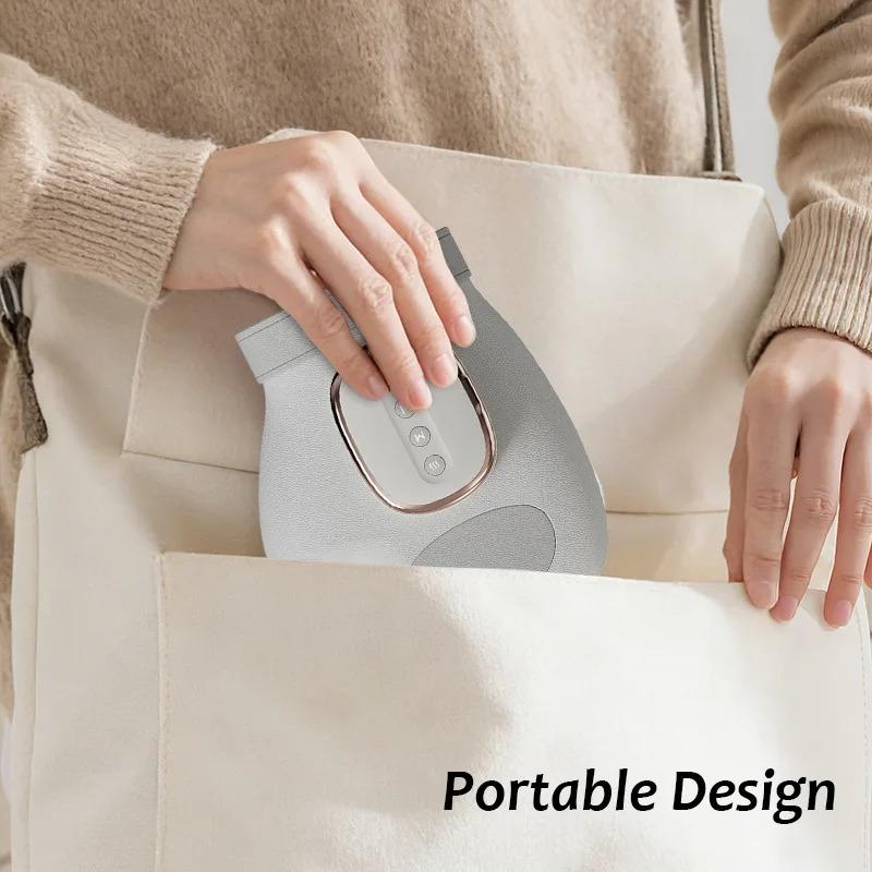 Cordless Electric Hand Massager with Airbag Compression, Heat & Vibration