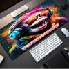 1PC Custom Name Monkey Music Party Mouse pad, keyboard and mouse desk pad, for computer notebook  Birthday Gift For Any Room Or Office