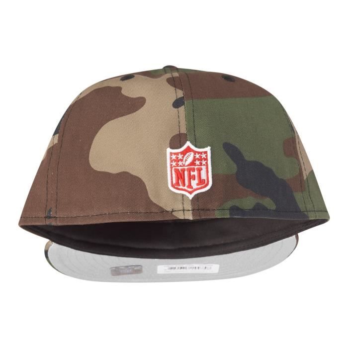Casquette 59fifty - New Era - Tampa Bay Buccaneers - Bois Camo - 100% Coton - Ajustée