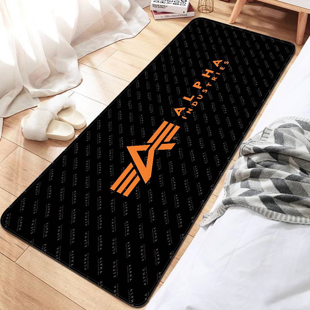 Alpha La Industries Floor Mat Rectangle Anti-slip Home Soft Badmat Front Door Indoor Outdoor Mat Welcome Doormat