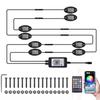 Hochwertige 8-LED-RGB-Rock-Lights mit APP-Steuerung für Jeep Off-Road Truck UTV ATV Unterboden-Radbeleuchtung Auto-LED-Chassis-Streifen