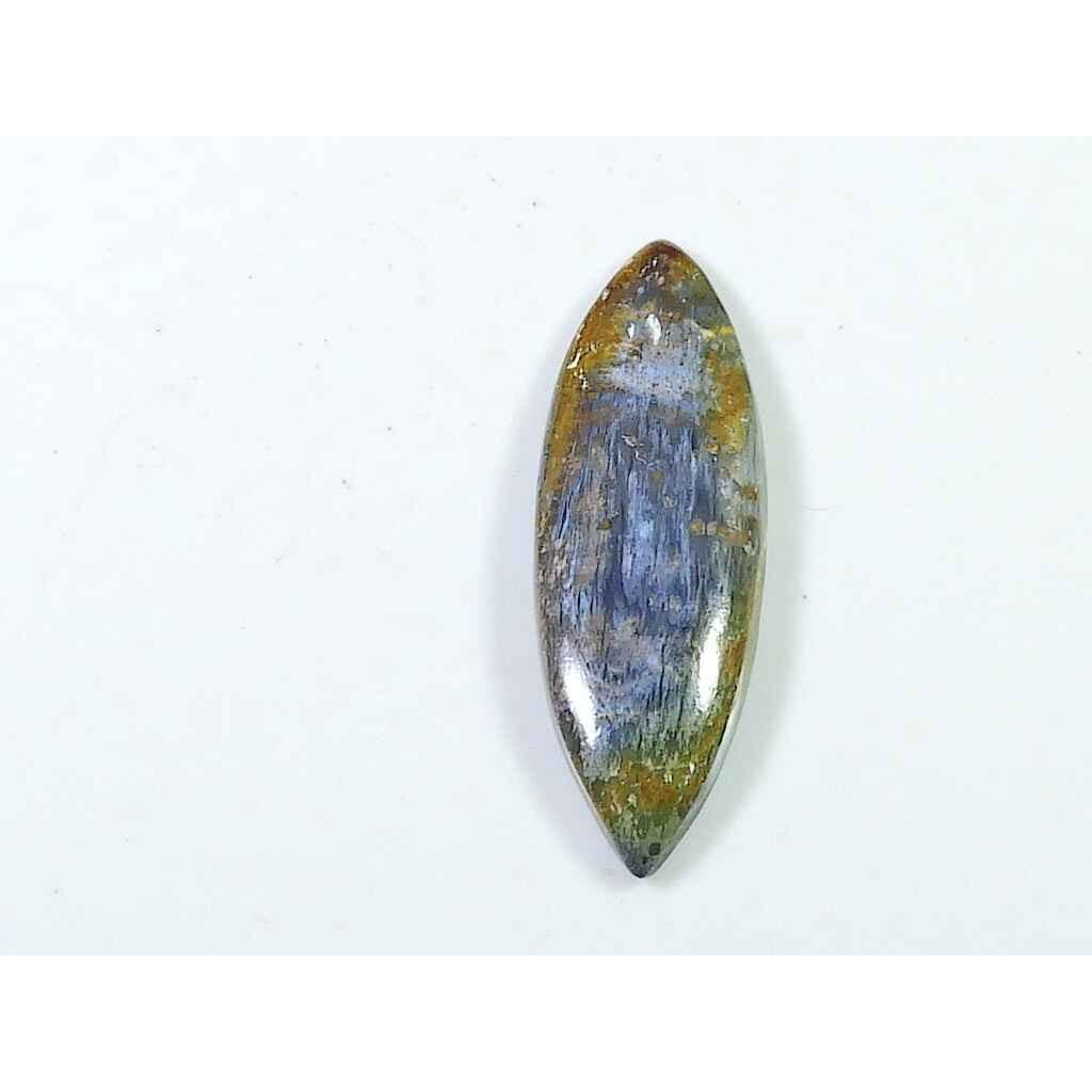 14X43MM Přírodní pitersit Marquise Krystalický kabošon Volný drahokam 23Cts. SK-2965