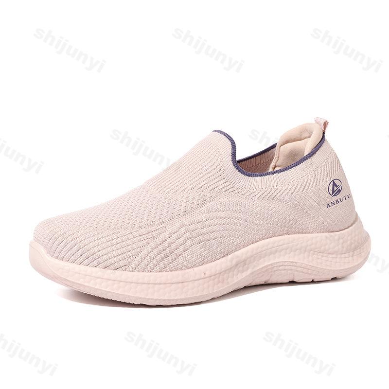 Fashion Couples' 2025 Summer New Fly Weave Mesh Breathable Casual Sports Shoes Women's Fashion Comfortable Flats Men's Slip On Sneakers