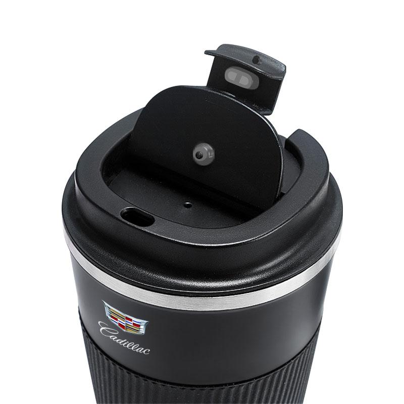 Stainless Steel Coffee Thermos Mug Vacuum Flask Travel Thermal Cup For Cadillac XT5 XTS CTS BLS SLS DTS SRX Escalade Tiburon Deville