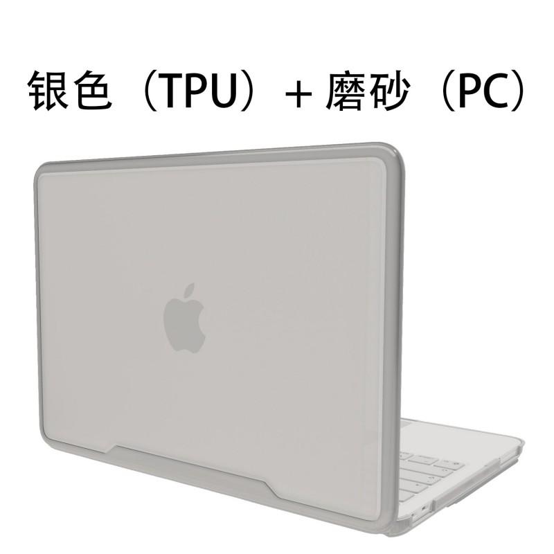 Matt Transparent Laptopfodral MacBook Air 13 Neo A3404 TPUPC Dubbellagers Skyddsskal