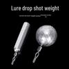 Drop Shot Rig Köder mit Drehwirbelblei - Zylindrische & Kugelförmige Optionen Verfügbar