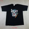 Sweeney Todd Tişört erkek L Siyah korku müzikali vintage Yıkanmış Yumuşak Üst Günlük Giyim için homme grafik Rahat Çok Yönlü