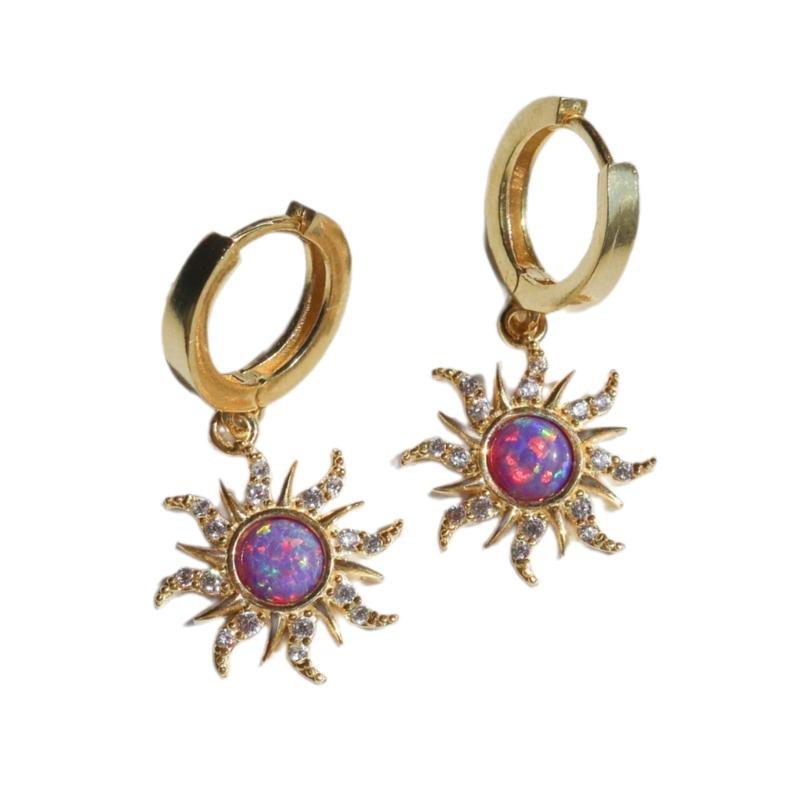 Elegant Geometric Pendant Jewelry Charm Stylish Neckchain/Earrings/Rings/Bracelet Jewelry with Zircon Geometric Pendant