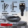 2 Pack Front Windshield Washer Nozzles Kit, Including Adapters And Hoses