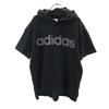 Adidas 80s Made In Japan Vintage Short Sleeve Parker M-L Black Descente Men's Used
