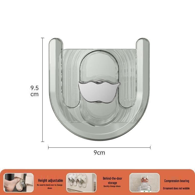 Punch-Free Bathroom Slipper Storage Rack