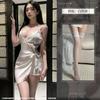 Sexy lingerie women's nightgown sexy fun pure desire backless dress suspender skirt tied