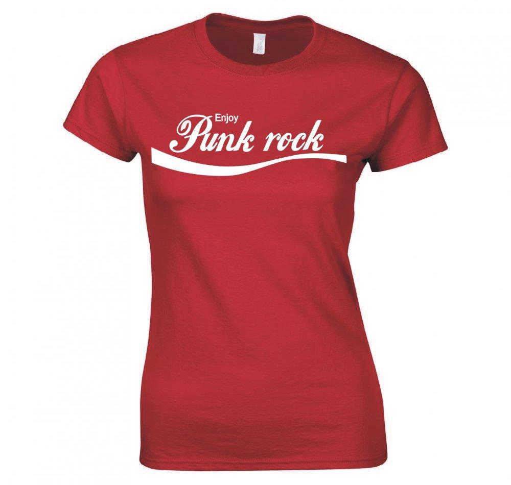 Enjoy Punk Rock Ladies Tshirt New S
