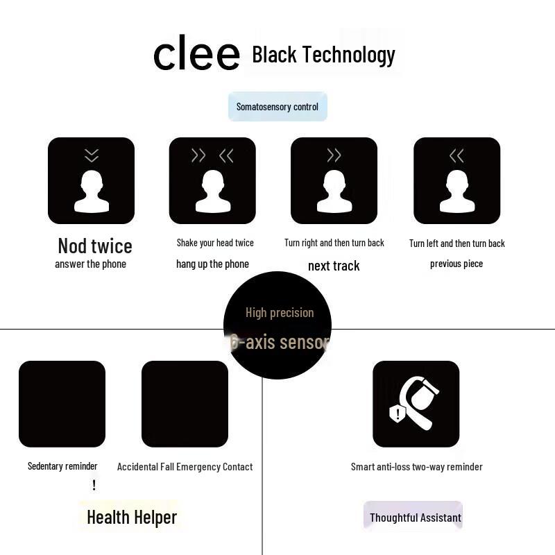 Cleer Bezprzewodowe słuchawki sportowe ARC II z otwartą konstrukcją