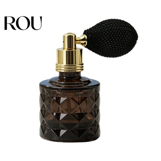 Reusable Perfume Bottle 10ML Vintage Air Bag Bottle, Portable Refillable Fragrance Empty Atomizer Glass Spray for Travel Pocket