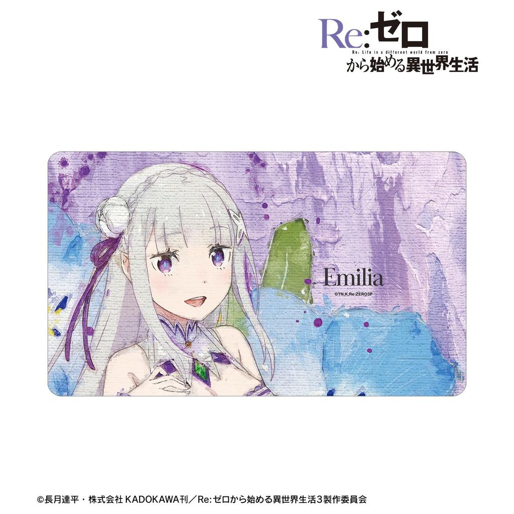 Life In Another Emilia Grunge CANVAS Desk Mat ReZERO -Starting World- Multi-Purpose