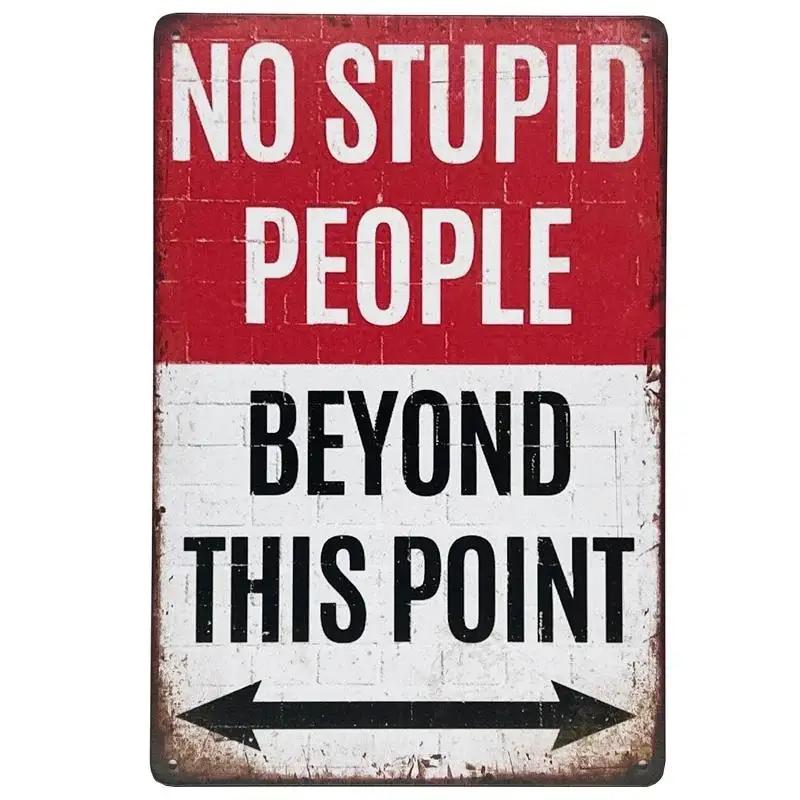 Vintage Shabby Chic Kein Unbefugtes Metalls Child Retro Garage Gefahr Warn Plakette Für Wand Dekoration