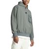 adidas Kapuzenpullover Buchstabenlogo Überschnittene Schultern Langarm-Sweatshirt Herren-Sweatshirt Grau Grün IR5182
