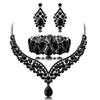 Ladies Wedding Banquet Dress Necklace Earrings Bracelet Jewelry Fashion Jewelry Set