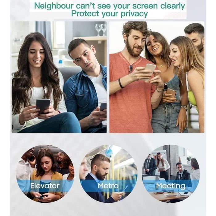2 Verres Trempés Anti-Espion pour Samsung Galaxy A13 5G - BOOLING - Protection d'écran 9H