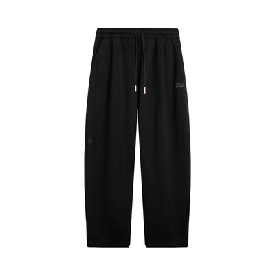 Li Ning Sports Lifestyle Series Logo Embroidered Letter Knitted Sweatpants Men Bottoms AKLW069-2