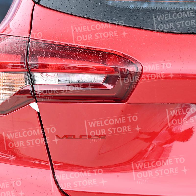 Autoaufkleber VELOCE TI 3D Metall Logo Abzeichen Aufkleber Heckklappen Emblem Für Alfa Romeo Stelvio Mito Giulietta Giulia Brera ZubehörJD3