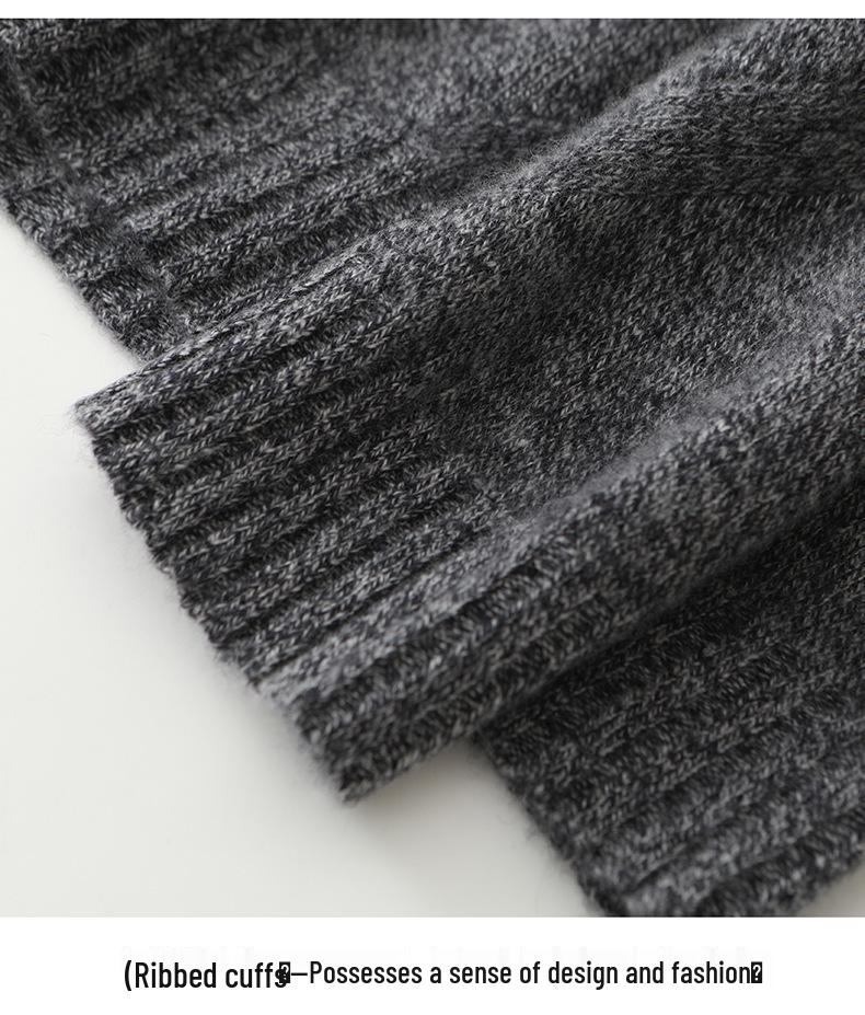Autumn/Winter 2025 Women's Cashmere Knit Raglan Sweater - New Color, Loose Fit, Warm Pullover