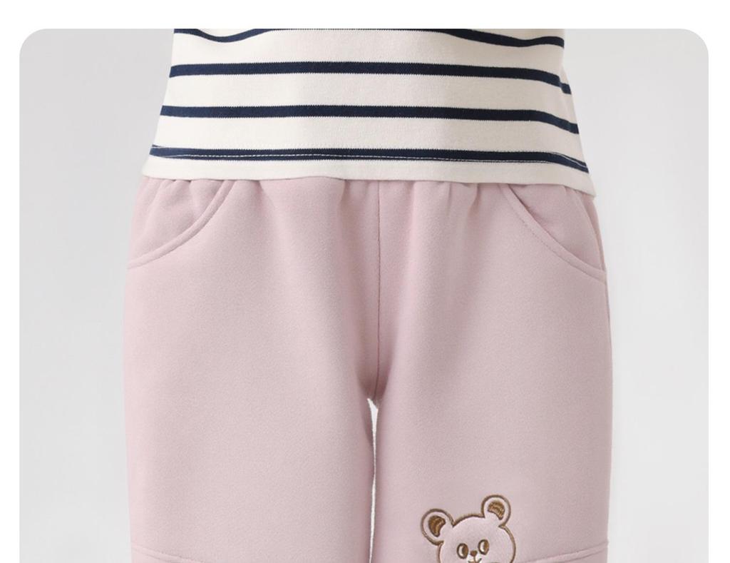 European Boys' Cartoon Sports Thick Sweatpants - Autumn/Winter 2025 Toddler & Children’s Clothing