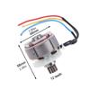 21V Brushless Motor Rotor For Lawn Mowers Low Noise Energy Efficient 12 Tooth Grass Trimmer Rotor Easy to Install