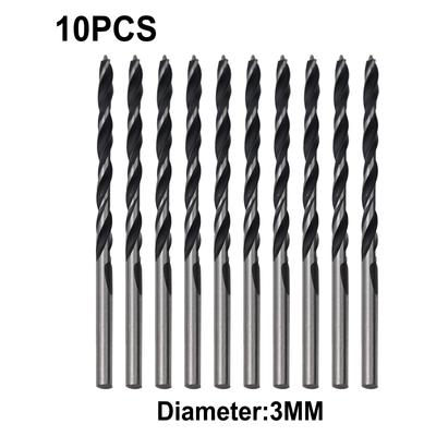 10 X 3mm Drill Bit Diameter Woodworking Drills With Center Point Premium