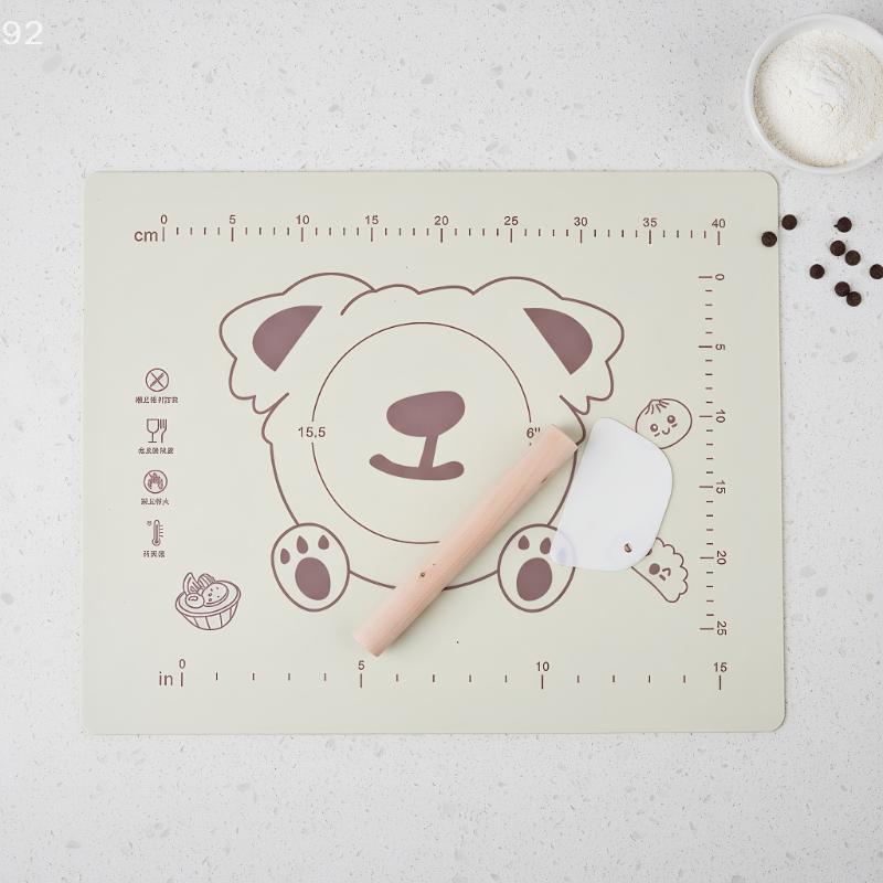 Kneading Mat, Thickeneded Silicone Mat, Non-Slip Mat, Pizza Dough Mat, Silicone Baking Mat, Baking Sheet, Kneading Tool