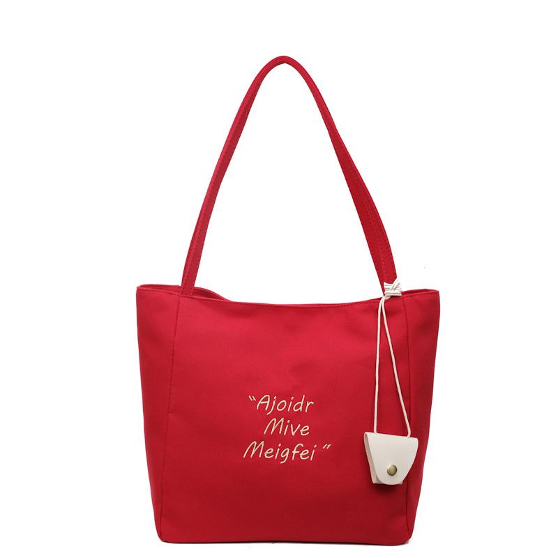 Casual Large-capacity Lightweight Handbag Female New Student Class Commute Shoulder Underarm Tote Bag