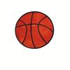 Basketball Pattern Round Rug Non-Slip Washable Home Decor Living Room Sofa Decor Boys Bedroom Plush Floor Mats