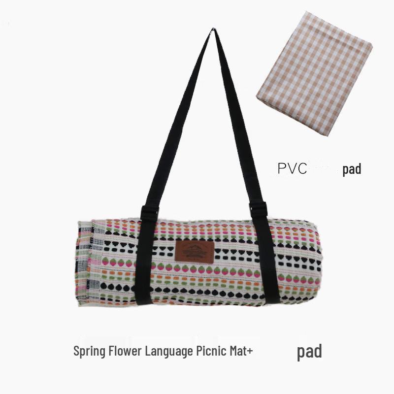 OEING Spring Floral Outdoor Picnic Mat