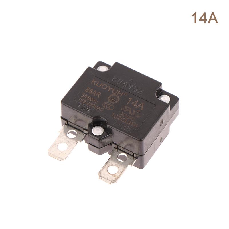 1Pc  88Ar 3A 4A 5A 7A 8A 10A 15A 20A 25A Automatic Reset Circuit Breaker Overload Switch Over Current Protector