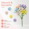 50PCS Multicolor Artificial Gypsophila Flowers Flower Heads Fake Flower Heads  Party Supplies